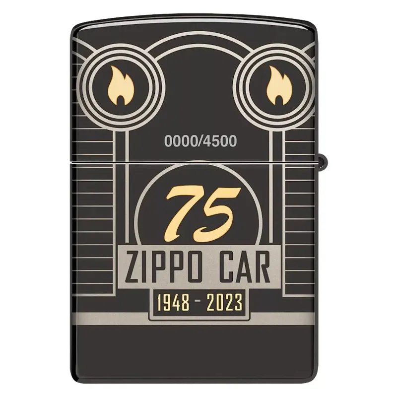 Коллекционная армированная лимитированная зажигалка Zippo Armor® Zippo Car 75 Design Collectible Of The Year (48693)