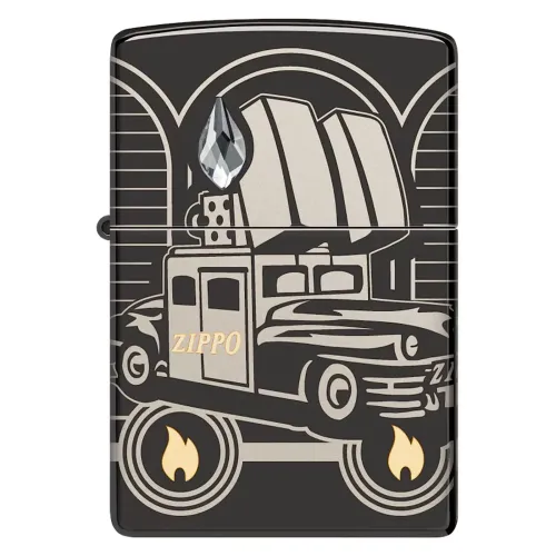 Коллекционная армированная лимитированная зажигалка Zippo Armor® Zippo Car 75 Design Collectible Of The Year (48693)