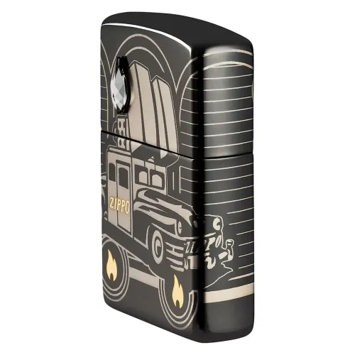 Коллекционная армированная лимитированная зажигалка Zippo Armor® Zippo Car 75 Design Collectible Of The Year (48693)