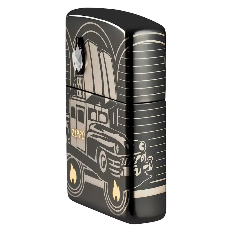 Коллекционная армированная лимитированная зажигалка Zippo Armor® Zippo Car 75 Design Collectible Of The Year (48693)