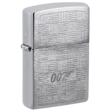 Зажигалка бензиновая ZIPPO James Bond 007® Tuxedo, матовый хром (46853)