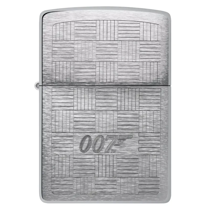 Запальничка бензинова ZIPPO James Bond 007® Tuxedo, матовий хром (46853)