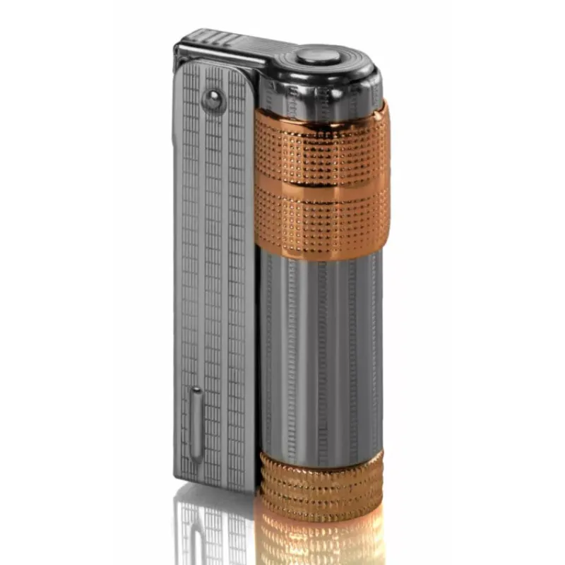 Зажигалка бензиновая IMCO Super 6700 Triplex Oil chrome rose gold Two Tone хром, розовое золото (IM1800081)