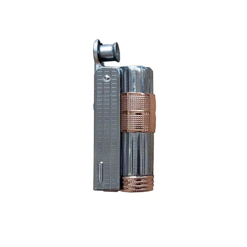 Зажигалка бензиновая IMCO Super 6700 Triplex Oil chrome rose gold Two Tone хром, розовое золото (IM1800081)