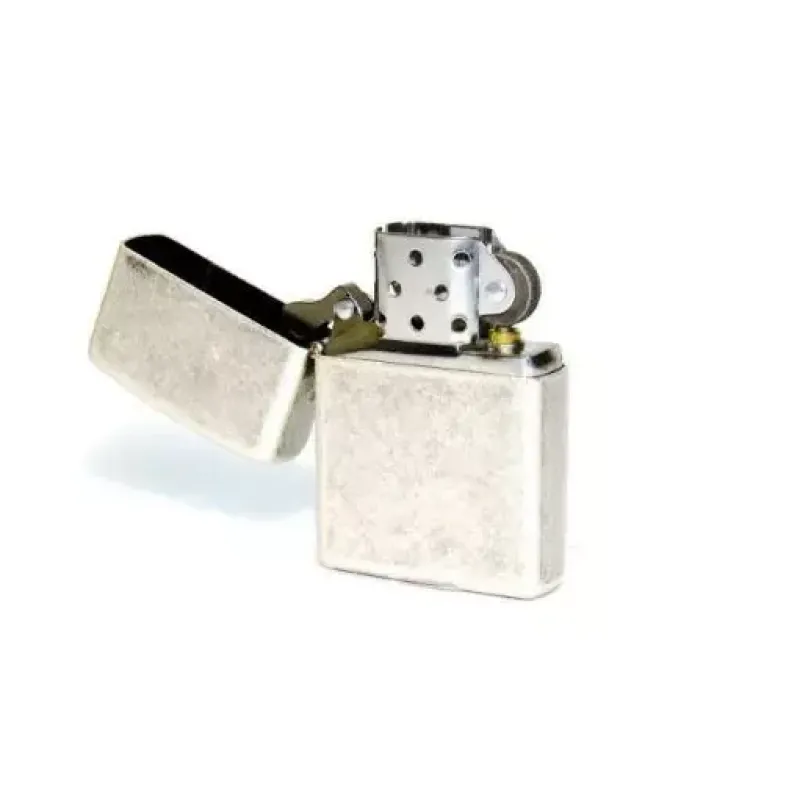 Зажигалка бензиновая Zippo Antique Silver Plate старинное "серебро" (121FB)
