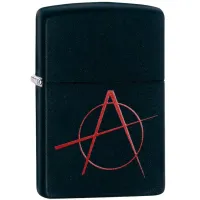 Зажигалка бензиновая ZIPPO BLACK MATTE ANARCHY (20842)