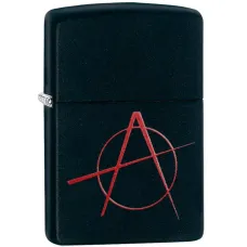 Зажигалка бензиновая ZIPPO BLACK MATTE ANARCHY (20842)