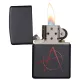 Зажигалка бензиновая ZIPPO BLACK MATTE ANARCHY (20842)
