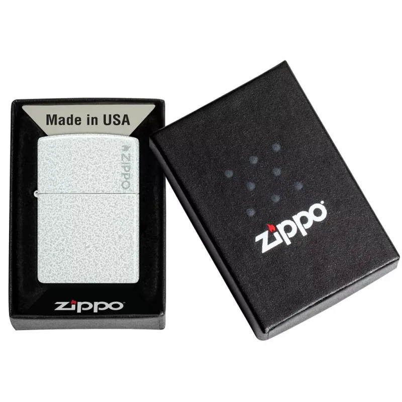 Зажигалка бензиновая Zippo Reg Glacier Matte w Zippo (46020 ZL)