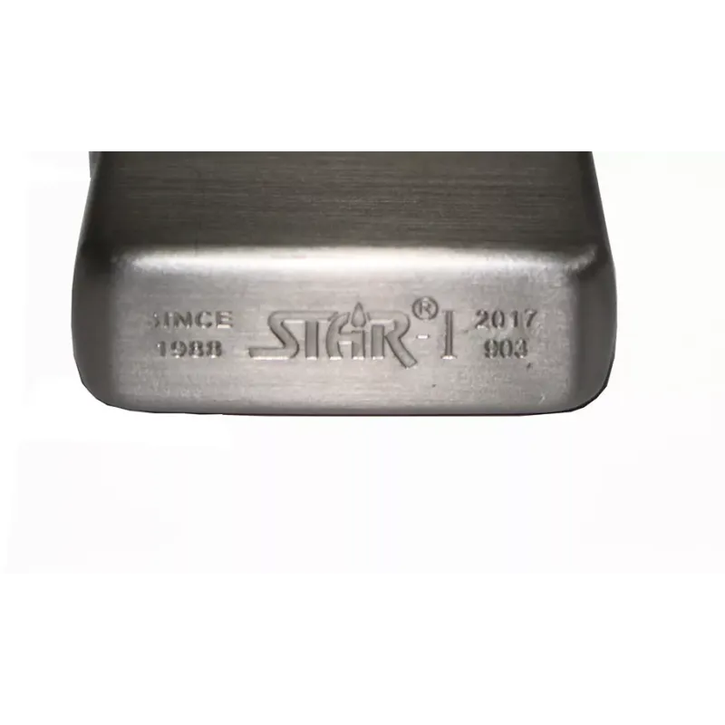 Зажигалка бензиновая STAR Silver (23588STAR)