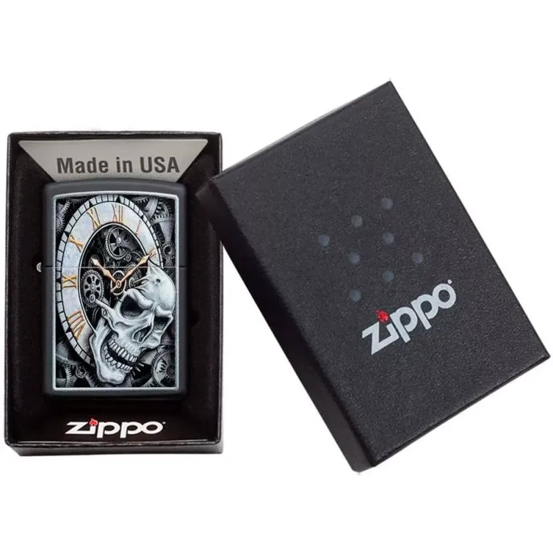 Зажигалка ZIPPO Skull Clock Design (29854)