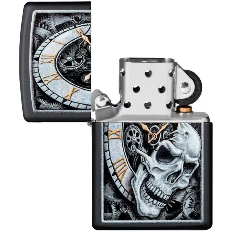 Зажигалка ZIPPO Skull Clock Design (29854)