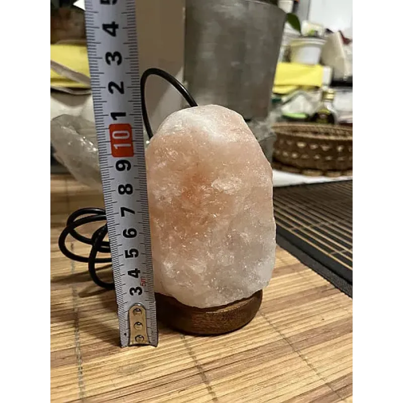 Соляна лампа міні з гімалайської солі USB "Глиба" 11,5х8х7 см, вага 0,670 кг (DN25665)