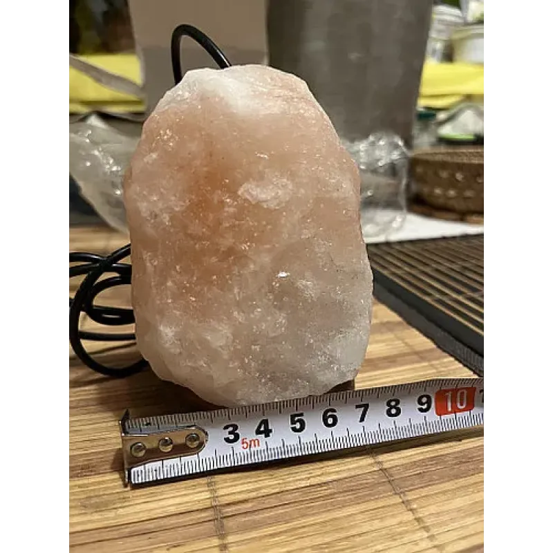 Соляна лампа міні з гімалайської солі USB "Глиба" 11,5х8х7 см, вага 0,670 кг (DN25665)