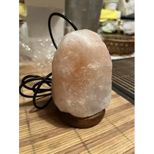 Соляная лампа мини из гималайской соли USB "Глуба" 11,5х8х7 см, вес 0,670 кг (DN25665)