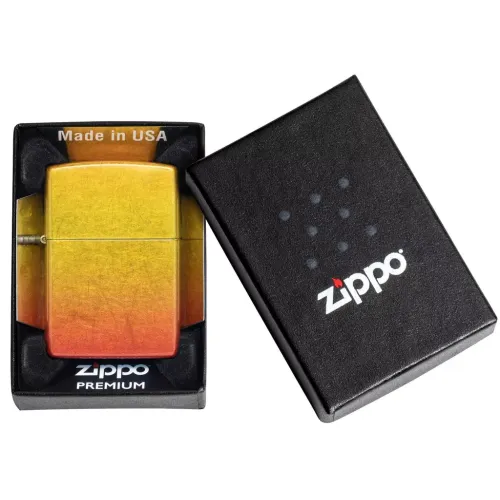 Зажигалка бензиновая Zippo Ombre Orange Yellow Design (48512)