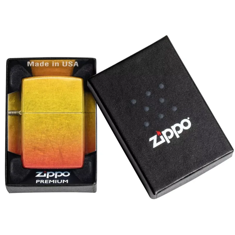 Зажигалка бензиновая Zippo Ombre Orange Yellow Design (48512)