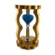 Песочные часы на 10 мин в бамбуке "I love you" синий песок 14,5х8,5х5,5 см (DN29515B)