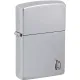 Зажигалка армированная бензиновая ZIPPO Armor® High Polish Chrome Flame Design зеркальный хром (46396)