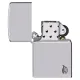 Зажигалка армированная бензиновая ZIPPO Armor® High Polish Chrome Flame Design зеркальный хром (46396)