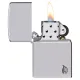 Зажигалка армированная бензиновая ZIPPO Armor® High Polish Chrome Flame Design зеркальный хром (46396)