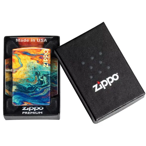 Зажигалка бензиновая Zippo Colorful Zippo Design (48778)