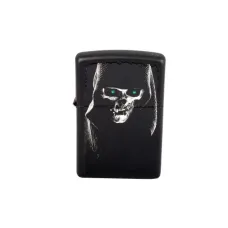 Зажигалка Zippo 28436 Hooded Skull Black Matte
