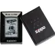 Зажигалка бензиновая Zippo 218 Car Ad Design Черно-серая (48572)
