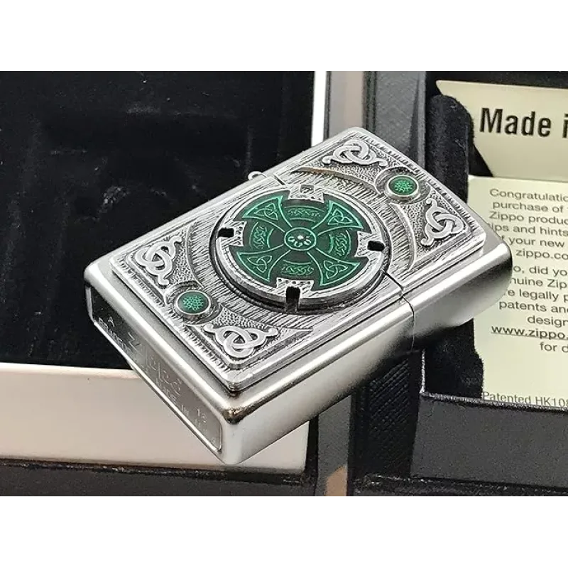 Запальничка бензинова "ZIPPO" Celtic Green Cross Emblem (2005167)