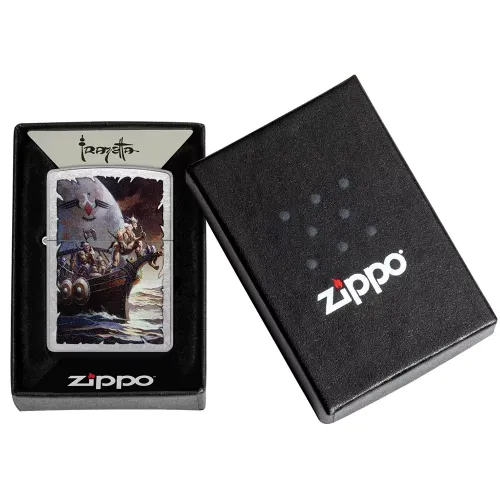 Зажигалка бензиновая Zippo Frank Frazetta Kane on the Golden Sea (48953)