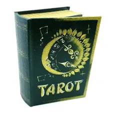 Футляр для зберігання гадальних карт "Таро" 19,5х14х6 см дерево, зелений (DN34851A)