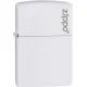 Зажигалка бензиновая ZIPPO Wite Matte Logo белая с логотипом (214 ZL)