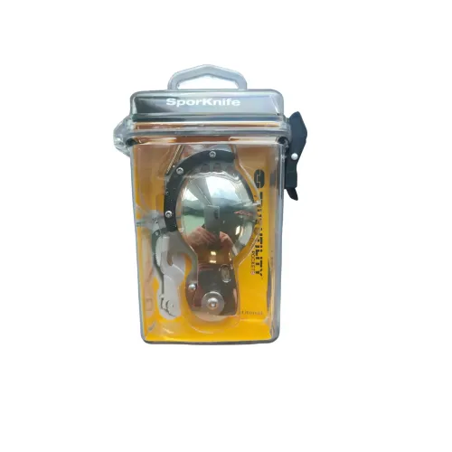 Посуд для відпочинку та туризму Брелок ложка-вилка-відкривалка True Utility SporKnife водонепроникний кейс (TU201)