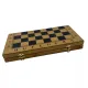 Ігрові набори Ігровий набір 3 в 1 нарди, шахи, шашки DUKE дерево бамбук, картонна упаковка (38,7 х 38,7 х2, 3 cм) (DN36040)