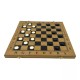 Ігрові набори Ігровий набір 3 в 1 нарди, шахи, шашки DUKE дерево бамбук, картонна упаковка (38,7 х 38,7 х2, 3 cм) (DN36040)