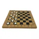 Ігрові набори Ігровий набір 3 в 1 нарди, шахи, шашки DUKE дерево бамбук, картонна упаковка (38,7 х 38,7 х2, 3 cм) (DN36040)