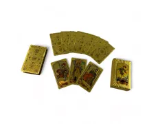 Карти ТАРО 78 шт Райдера-Уэйта , пластик, золотистий 12,5х7,4х3 см (DN35971)