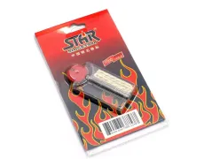 Набір кремнії 7 шт та гніт для запальничок STAR пластиковий контейнер з дозатором, блістер на картоні (DN23653)