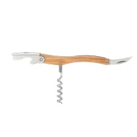 Нож сомелье Laguiole, дерево Olive Wood Corkscrew в подарочной коробке, коричневый (40268475)