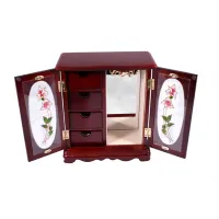Шкафчик-шкафчик под украшения King Wood, вишня (JF-K5194C)