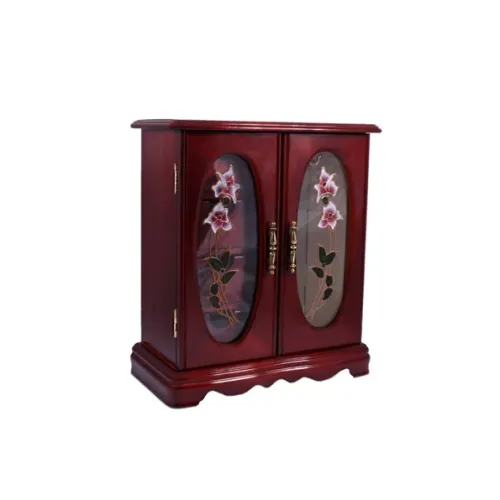 Скриньки, комодики, шафки Шафка-скринька під прикраси King Wood, вишня (JF-K5194C)