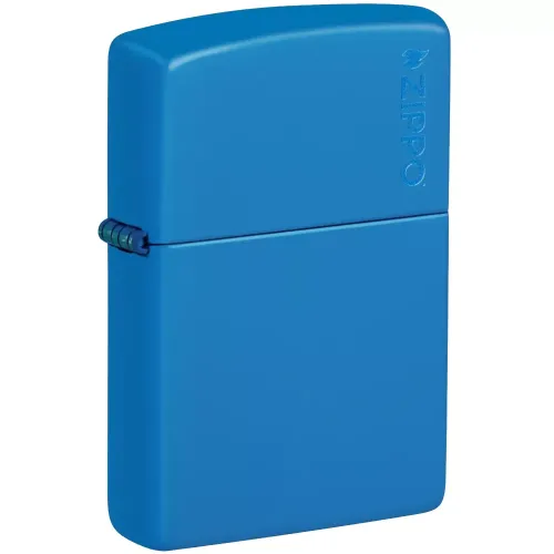 Бензиновые зажигалки Зажигалка бензиновая Zippo Sky Blue Matte Logo Голубая (48628 ZL) Бензиновые зажигалки Зажигалка бензиновая Zippo Sky Blue Matte Logo Голубая (48628 ZL)