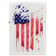 Бензиновые зажигалки Зажигалка бензиновая Zippo US Flag Design Белая (49783)