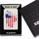 Бензиновые зажигалки Зажигалка бензиновая Zippo US Flag Design Белая (49783)