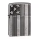 Бензинові запальнички Запальничка бензинова армована ZIPPO Armor® U.S.Flag Antique Silver Plate (28974)