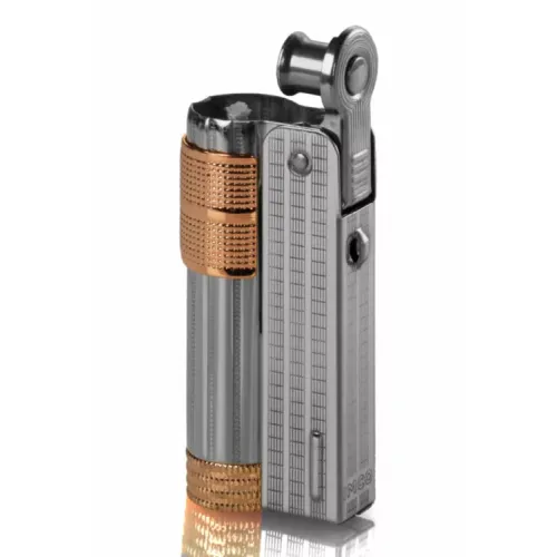 Бензинові запальнички Запальничка бензинова IMCO Super 6700 Triplex Oil chrome rose gold Two Tone хром, рожеве золото (IM1800081)