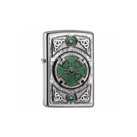 Запальничка бензинова "ZIPPO" Celtic Green Cross Emblem (2005167)