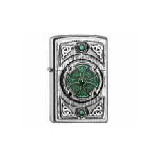 Запальничка бензинова "ZIPPO" Celtic Green Cross Emblem (2005167)