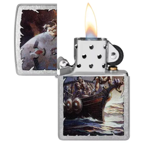 Бензиновые зажигалки Зажигалка бензиновая Zippo Frank Frazetta Kane on the Golden Sea (48953)