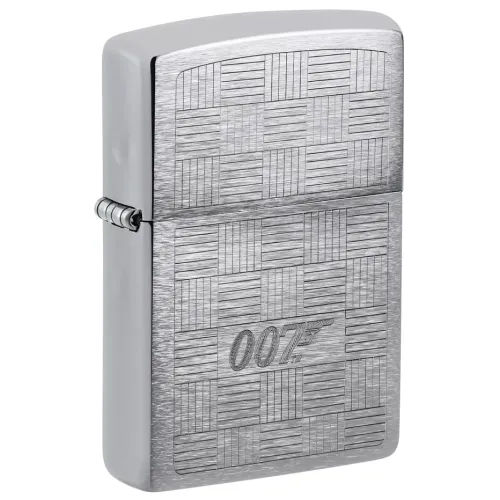 Бензинові запальнички Запальничка бензинова ZIPPO James Bond 007® Tuxedo, матовий хром (46853)